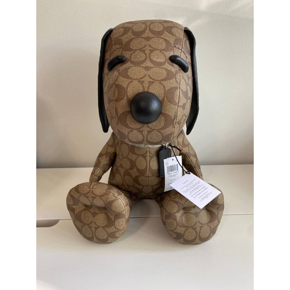NWT Coach X Peanuts Snoopy Collectible In Signature Canvas 5405 $650 - Picture 2 of 12